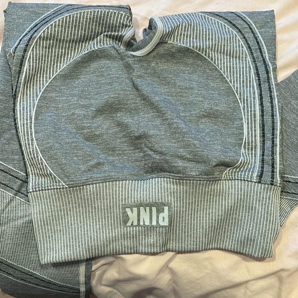 Pink Active Grey Leggings - Picture 4 of 5